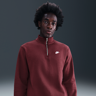 Nike Sportswear Club Men's 1/2-Zip Fleece Top. Nike.com